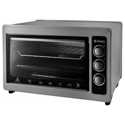Мини-печь Delta D-0124 серый 869600₽