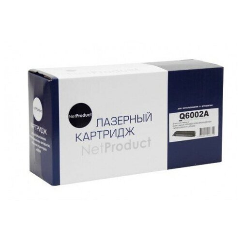 Картридж NetProduct (N-Q6002A) для HP CLJ 1600/2600/2605, Восстановленный, Y, 2K