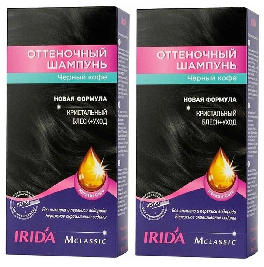 Оттен.шампунь IRIDA черный кофе