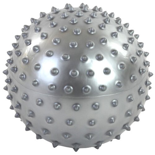 фото Мяч массажный larsen smb-06-01 серебряный 20 см as4