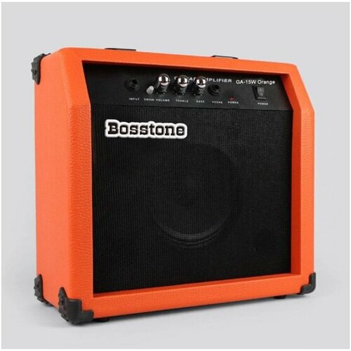Bosstone GA-15W Orange Гитарный усилитель: Мощность 15 Ватт, Динамик 6.5