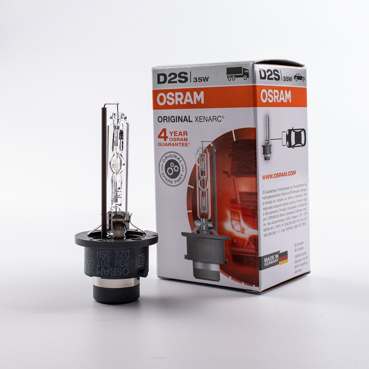 Ксеноновая лампа автомобильная OSRAM D2S 66240 Xenarc Original ближний дальний свет автолампа ксенон цоколь D2S Осрам