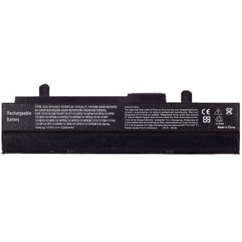 Аккумулятор A32-1015 для Asus Eee PC 1015BX, 1215N, 1011PX, 1215B, 1011CX / 10,8V 5200mAh 56Wh аккумулятор для ноутбука asus eee pc 1015 eee pc 1215b eee pc 1011px и др 10 8 в 4400 мач