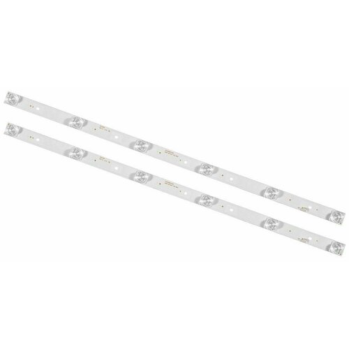 Подсветка CC02320D510V06, CC02320D510V09 для DEXP F32D7000C, DEXP F32D7000B / 32" 6V 6 led (комплект 2 шт) 510mm
