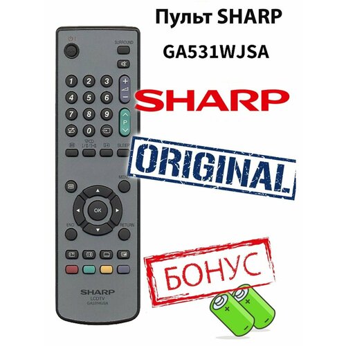 Пульт Sharp GA531WJSA оригинальный new original shw rmc 0121 for sharp aquos uhd 4k smart tv remote control lc 24dhg6001kf lc 32fi5342kf lc 32fi5442kf