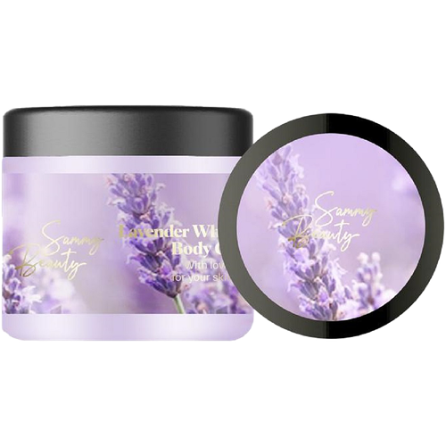 Крем-сливки для тела Sammy Beauty с экстрактом лаванды