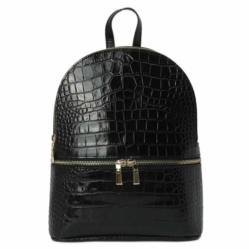 Рюкзак Pulicati 0078 черный женский рюкзак натуральная кожа adelia