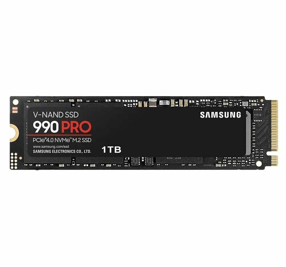 Внутренний SSD диск SAMSUNG 990 PRO 1TB, M.2 (MZ-V9P1T0BW)