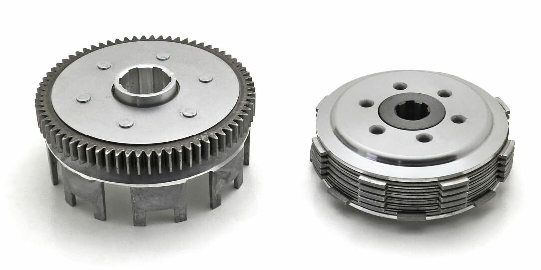 Сцепление в сборе 162FMJ, 165FMM (CB150-200) (6 болтов, 6 дисков, 70T)