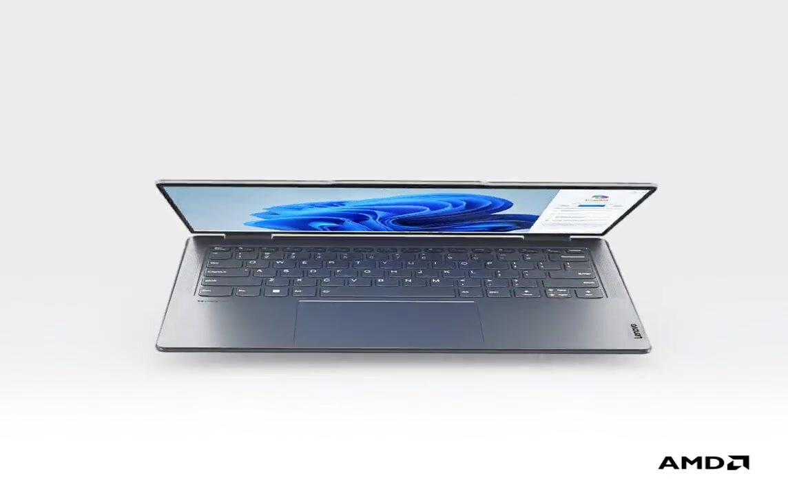 Ноутбук Lenovo Yoga 7 2-in-1 Gen 9 14" WUXGA Touch OLED/AMD Ryzen 7 8840HS/16GB/1TB SSD/Radeon 780M/Windows 11 Home/RUSKB/серый (83DK006PRK) — фото 1