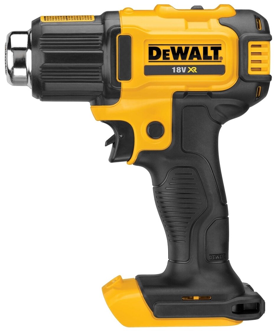 Строительный фен DEWALT DCE530N 530 градусов аккумуляторный