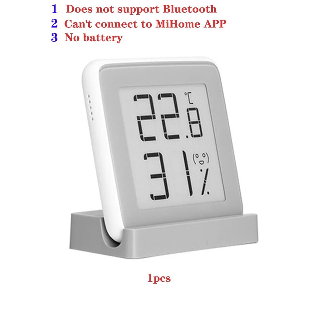 Xiaomi Mijia MiaoMiaoCe E-Link INK Цифровой измеритель влажности и температуры, 1pcs