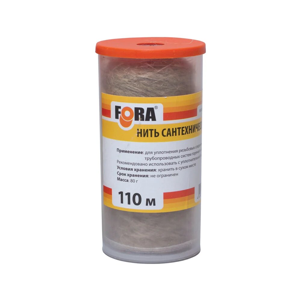 Нить сантехническая льняная FORA 110 м 006140302