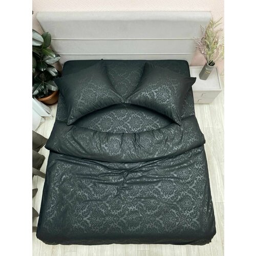 Kerimov GROUP постельное белье 2 спальное евро простынь, хлопок, полисатин