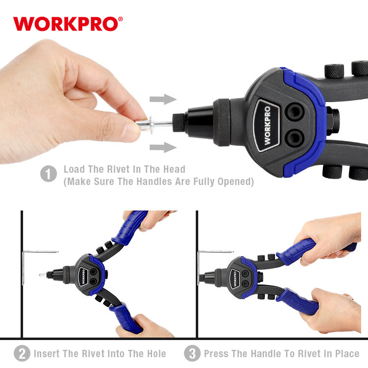 Заклепочник двуручный 250мм WORKPRO — фото 1
