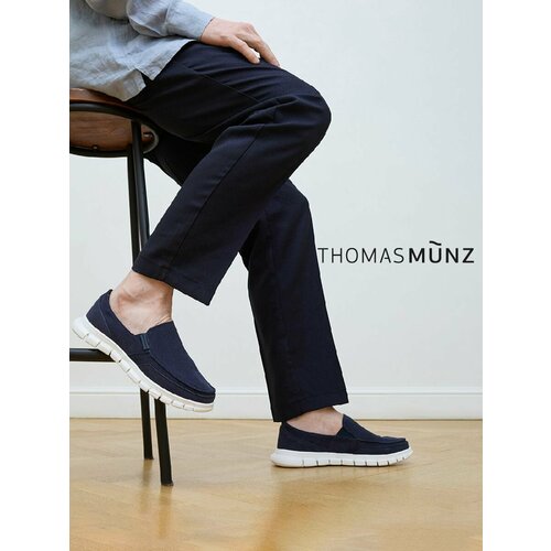фото Слипоны thomas munz, размер 39, синий