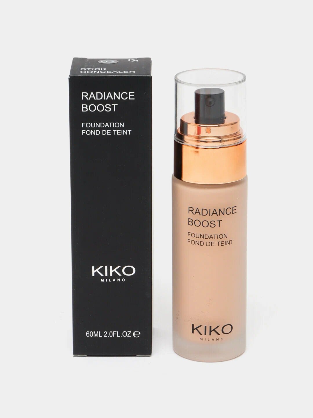 Тональный крем и консилер Kiko, полное покрытие, под любой макияж, 2 в 1