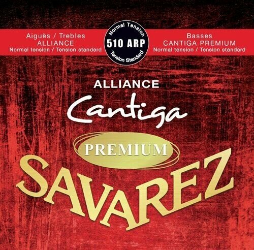 Savarez 510ARP Alliance Cantiga Red Premium standard tension струны для классической гитары, нейлон