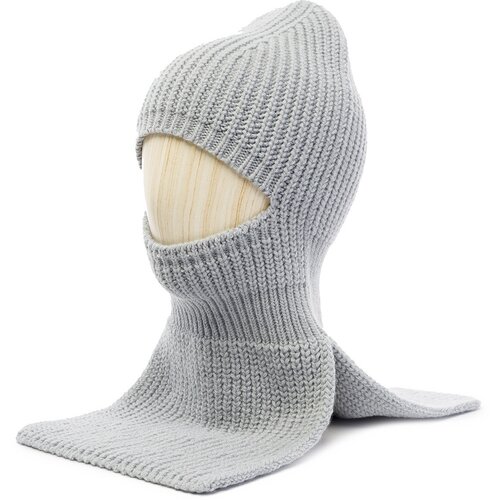 фото Балаклава шлем labbra зимняя, шерсть, размер 57, серый