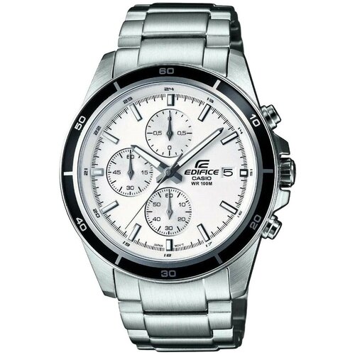 Наручные часы CASIO Edifice, белый, черный