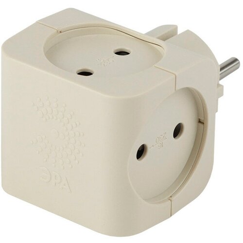 Разветвитель эра 4 гнезда бз слоновая кость 934₽