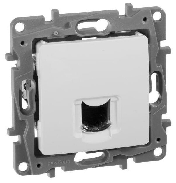 Розетка компьютерная СП Etika RJ45 CAT.6 UTP бел. Leg, LEGRAND 672253 (1 шт.)