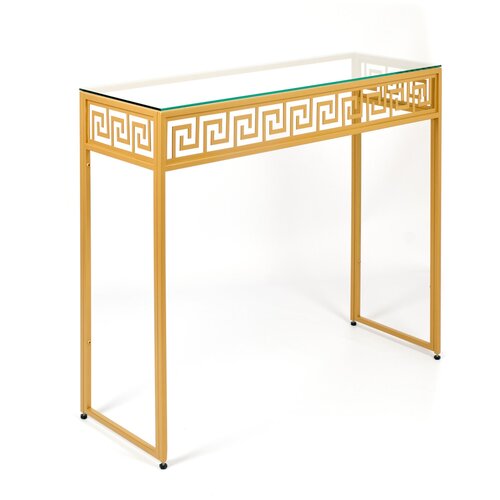 Стол 1061-CG clear золотой AllConsoles 100x35x80