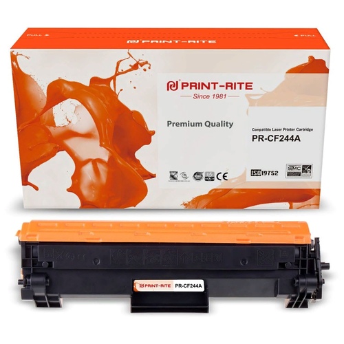 Тонер-картридж Print-Rite TFHASUBPU1J CF244A черный (1000стр.) для HP LJ M15 Pro/M15a Pro/M28a Pro MFP/M28w Pro MFP лазерный картридж для hp lj m15 pro m15a pro m28a pro mfp cactus cf244a