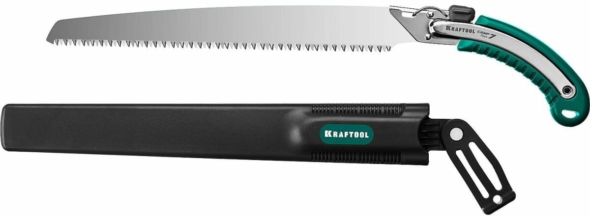 Ножовка для быстрого реза сырой древесины KRAFTOOL CAMP Fast 7 350 мм 15216