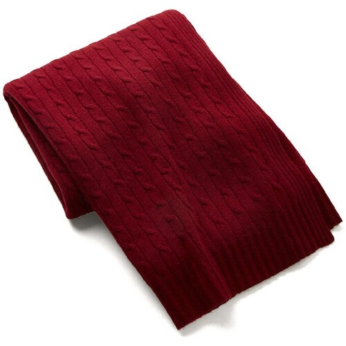 Cable Cashmere Bordeaux Плед