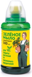 Средство для защиты растений Ваше Хозяйство Зелёное мыло 500мл (с мерным стаканом)
