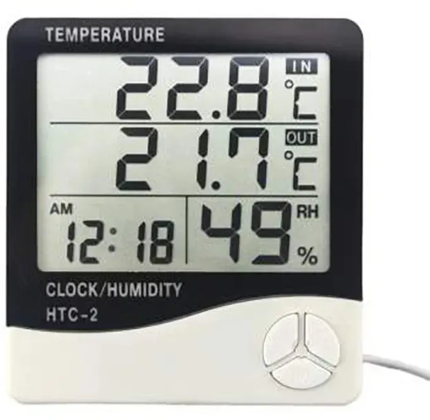 Метеостанция с измерением температуры и влажности воздуха с выносным датчиком Smartron HTC-2 - фотография № 5