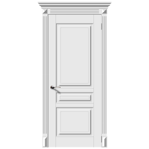Дверь Верда Версаль-Н эмаль Белый 2000*900 + коробка и наличники