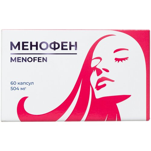 Менофен комплекс витаминов для женщин при климаксе, 60 капсул