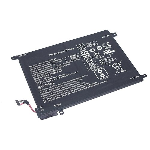 аккумуляторная батарея для ноутбука hp pavilion x2 10 do02xl 3 8v 33wh черная Аккумулятор DO02XL для планшета HP Pavilion X2 10 3.8V 33Wh (8685mAh) черный