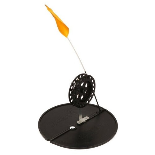 фото Жерлица оснащенная, с алюминиевой стойкой, d-210 мм, катушка 90 мм