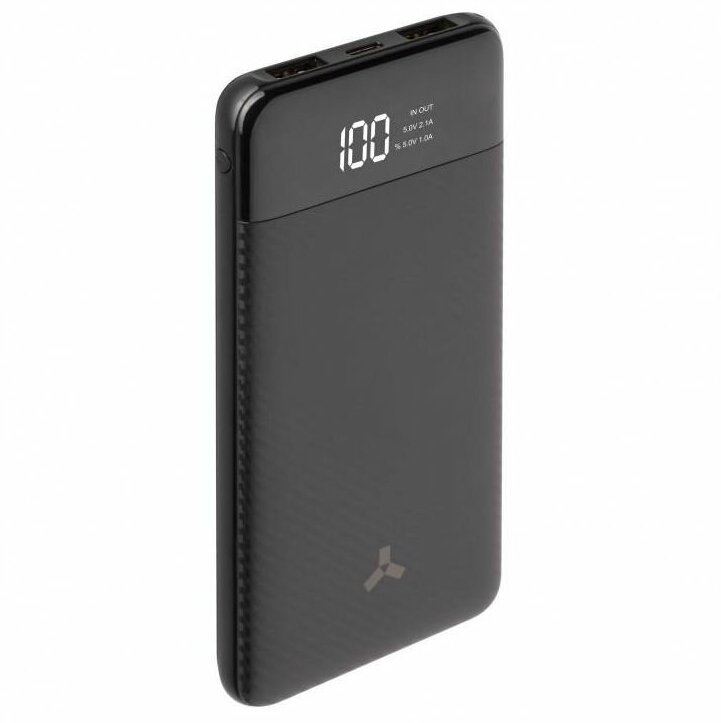 Внешний аккумулятор (Power Bank) Accesstyle , 10000мAч, черный Noname - фото №14