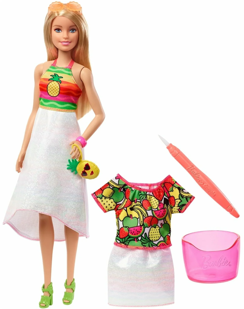 Кукла Barbie Крайола Радужный фруктовый сюрприз, 29 см, GBK17 (GBK18)