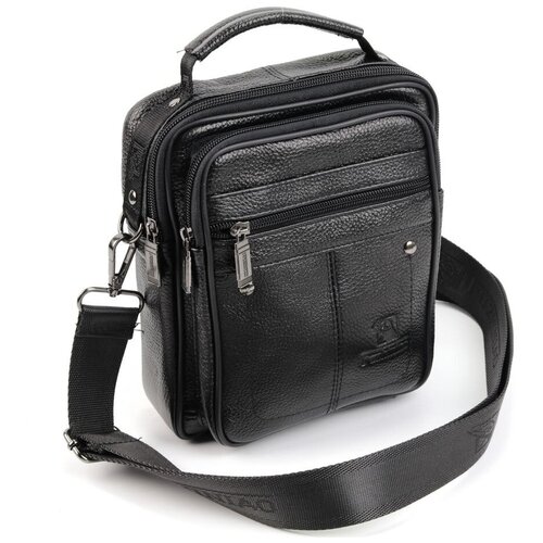 Мужская кожаная сумка 5027 Блек