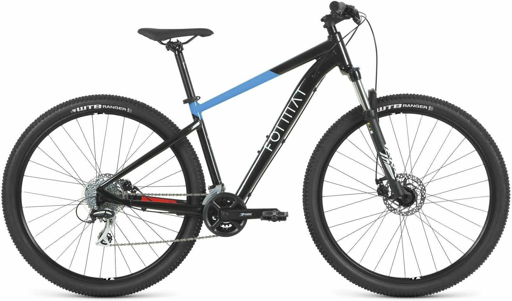 Горный велосипед Format 1414 29" L, 2023, черный/синий