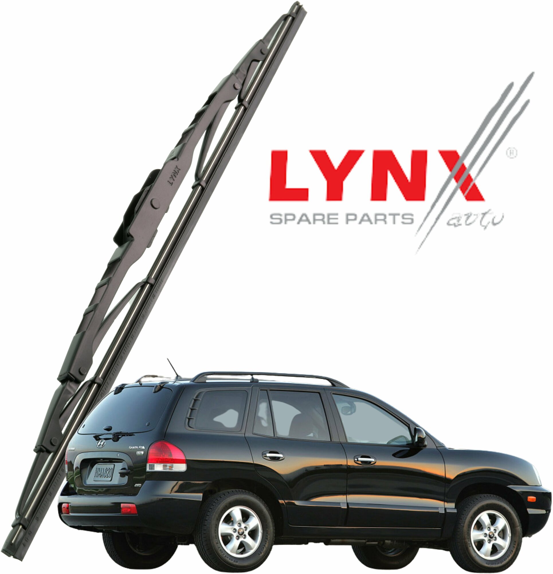 Дворник задний Hyundai Santa Fe (1) SM / Хендай Санта Фе 1999 / 2000 / 2001 / 2002 / 2003 / 2004 / 2005 Щетка стеклоочистителя задняя 350мм