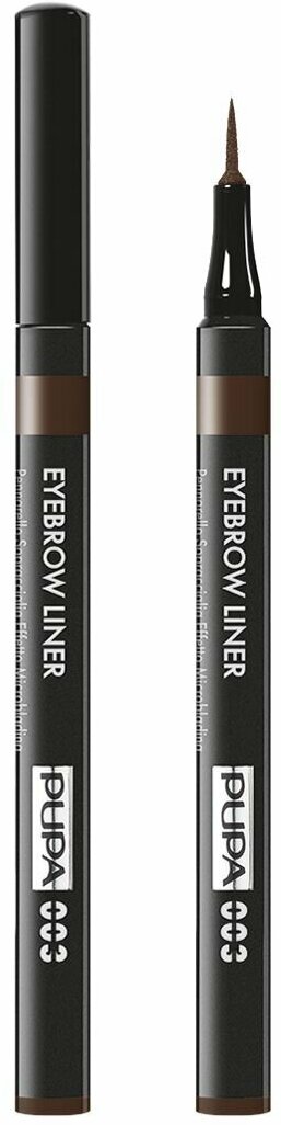 Pupa Подводка для бровей Eyebrow Liner темно-коричневая, тон 003 dark brown