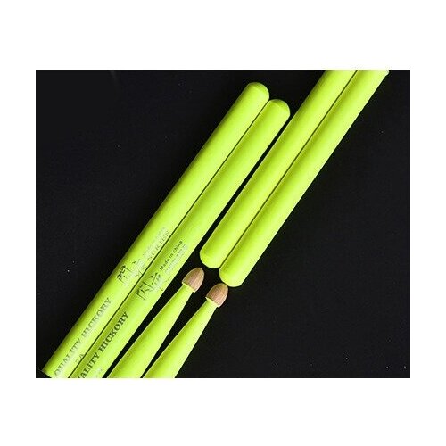 10101003009 Fluorescent Series 7A YELLOW Барабанные палочки, желтые, орех гикори, HUN