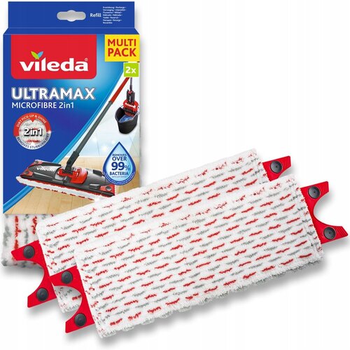 Насадка для швабры Vileda Ultramax, Ultramax Turbo, Ultramat, Ultramax 1-2 Spray Комплект из 2шт.