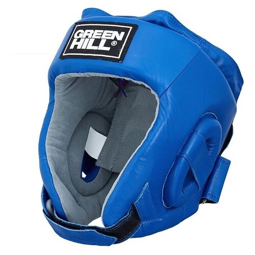 фото Hgt-9411fbr боксерский шлем triumph одобренный федерацией бокса россии синий - green hill - синий - s