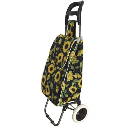 фото Сумка-тележка рыжий кот, черный, желтый