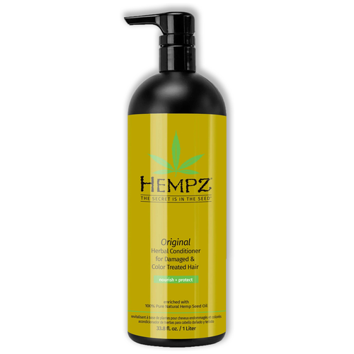 Hempz Original Herbal - Хэмпз Ориджинал Хербал Увлажняющий Кондиционер для поврежденных окрашенных волос, 265 мл -