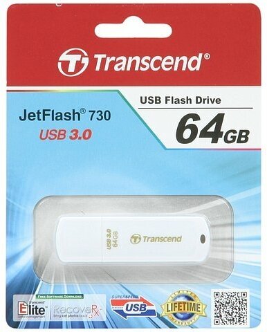 Накопитель USB flash Transcend Накопитель USB flash 64ГБ Transcend JetFlash 730 TS64GJF730 (USB3.0)