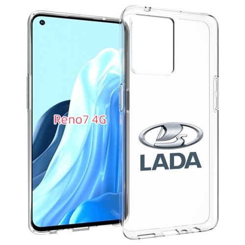 Чехол MyPads Lada-ваз-4 мужской для OPPO RENO 7 4G задняя-панель-накладка-бампер