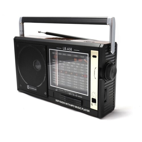 Радиоприёмник Luxe Bass LB-A30 / Радио от сети 220V / Всеволновый приёмник MP3/ AM, FM, SW